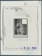 Österreich: 1946, 6 Gr. + 24 Gr. "Stephansdom", Phasendruck In Schwarz (3. Phase), Einzelabzug Im Kl - Other & Unclassified