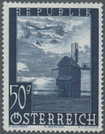 Österreich: 1947, Flugpost, Komplette Serie Von Sieben Werten Je Als Probedruck In Abweichenden Farb - Sonstige & Ohne Zuordnung