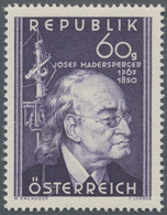 Österreich: 1950, 60 Gr. "Josef Madensperger", Nicht Verausgabte Marke Mit Falscher Jahreszahl "1767 - Other & Unclassified