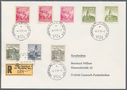 Österreich: 1960/1962, Dauerserien "Bauwerke", 3.40 Sch., 3.50 Sch. Und 5.50 Sch., Drei Ungezähnte W - Sonstige & Ohne Zuordnung