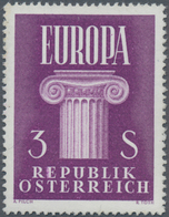 Österreich: 1960, 3 Sch. "Europa-Cept", Fünf Farbproben In Lila, Rot, Grün, Olivgrün Und Lilabraun A - Sonstige & Ohne Zuordnung