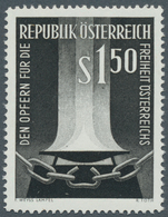 Österreich: 1961, 1.50 Sch. "Opfer-Gedenken", Probedruck In Schwarz Auf Gummiertem Papier, Postfrisc - Sonstige & Ohne Zuordnung