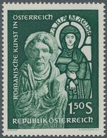 Österreich: 1964, 1.50 Sch. "Romanische Kunst", Farbprobe In Grün, Postfrisch, Unsigniert. Fotoattes - Sonstige & Ohne Zuordnung