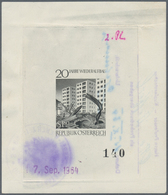Österreich: 1965, 1.80 Sch. "Weideraufbau", Phasendruck In Schwarz (2. Phase), Einzelabzug Im Kleinb - Sonstige & Ohne Zuordnung