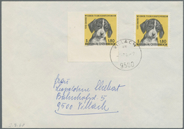 Österreich: 1966, 1.80 Sch. "Tierschutz" (englischer Fuchshund) Mit Abart "dreiseitig Ungezähnt=nur - Other & Unclassified