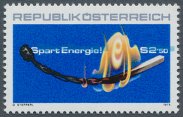Österreich: 1979. Spart Energie "Brennendes Zündholz", Mit Der Abart "Farbe Hellblau Verschoben". Po - Other & Unclassified