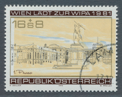 Österreich: 1979. Wien Lädt Zur WIPA 1981, Mit Der Abart "Farbe Gelb Nach Rechts Verschoben". Gestem - Other & Unclassified