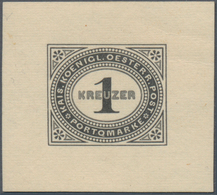 Österreich - Portomarken: 1894/1895, 1 Kr. Bis 50 Kr., Kompletter Satz Von Neun Werten Je Als Einzel - Strafport