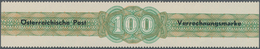 Österreich - Verrechnungsmarken: 1948, 100 Sch., 200 Sch. Gez. 14½ Und 300 Sch., Alle Drei Werte In - Fiscaux