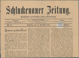 Österreich - Zeitungsstempelmarken: 1877, 1 Kreuzer Ultramarin, Type I, Links Und Rechts Breitrandig - Newspapers