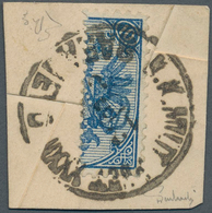 Bosnien Und Herzegowina (Österreich 1879/1918): 1879, "5 KREUZER PROVISORIUM" Mit Blauem "5" Aufdruc - Bosnia And Herzegovina