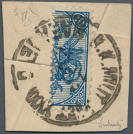 Bosnien Und Herzegowina (Österreich 1879/1918): 1879, "5 KREUZER PROVISORIUM" Mit Blauem "5" Aufdruc - Bosnie-Herzegovine