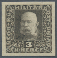 Bosnien Und Herzegowina (Österreich 1879/1918): 1916, Freimarken Franz Joseph, 3 H Bis 10 Kr. UNGEZÄ - Bosnië En Herzegovina