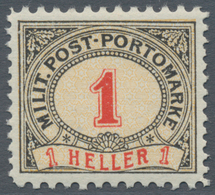 Bosnien Und Herzegowina (Österreich 1879/1918) - Portomarken: 1904, Ziffern-Portomarken 1 H Bis 200 - Bosnië En Herzegovina