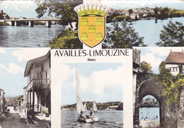 CPSM 86 @ AVAILLES LIMOUZINE - Blason Armoiries - Availles Limouzine