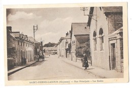 SAINT PIERRE LACOUR (53) Rue Principale Ecoles Animation - Sonstige & Ohne Zuordnung