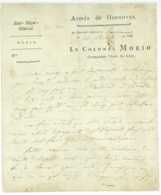 ARMEE DE HANOVRE - General MORIO (1771-1811) Autographe Hannover Royaume De Westphalie Westfalen Kassel - Documenti Storici