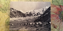 TAJIKISTAN -  Pamir Mountains - Grum-Gržimailo - Old Soviet Postcard 1956 Mountaineering Alpinisme - Tadjikistan