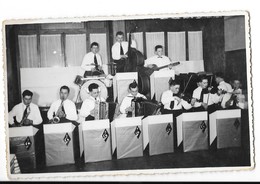 AUXONNE (21) Carte Photo Orchestre Bal Du Grand Cerf 1953 - Auxonne