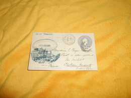 CARTE POSTALE ANCIENNE DE 1923. ROBERTO H. HONORE AVENIDA CALLAO.. BUENOS AIRES ARGENTINE POUR CHATEAU RENAULT CACHETS + - Covers & Documents