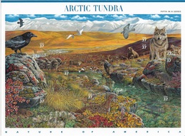 US 2003 Sheet Wildlife Of Arctic Tundra,Nature Of America 5th Issue,Scott # 3802,VF-XF MNH** - Feuilles Complètes