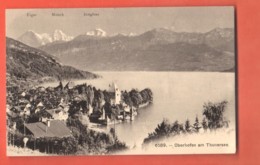 EBE-19 Oberhofen Am Thunersee.. Nicht Gelaufen. Phototypie - Oberhofen Am Thunersee