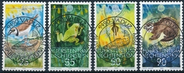 908-911 / 967-970 LICHTENSTEIN Serie Mit Vollstempel VADUZ - Used Stamps