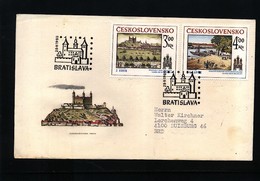 Czechoslovakia 1980 Bratislava Engravings FDC - Grabados