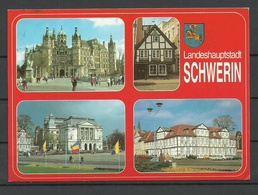 Deutschland Landeshauptstadt SCHWERIN Sent 1997 With 2 Stamps - Schwerin