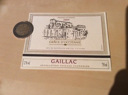 Etiquette De Vin 2009 «GAILLAC - GRÂCE D’OCCITANIE - Vignerons De RABASTENS (81)» - Gaillac