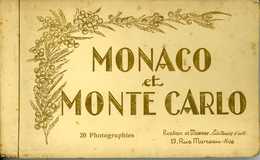 Carnet De 20 Photographies Monaco Et Monte Carlo - Colecciones & Lotes