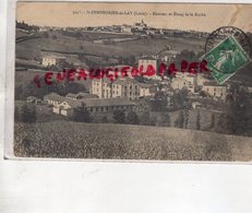 42 - ST   SAINT SYMPHORIEN DE LAY- HAMEAU ET ETANG DE LA ROCHE -1916 - Autres & Non Classés