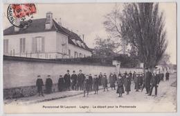 LAGNY-SUR-MARNE - Le Pensionnat Saint-Laurent - Le Départ Pour La Promenade - Lagny Sur Marne