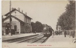 CPA - Chemin De Fer Arrivée D'un Train En Gare De LIZY-SUR-OURCQ 77 - Lizy Sur Ourcq