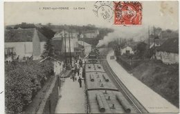 CPA 1 - Chemin De Fer Train En Gare De PONT-SUR-YONNE 89 - Pont Sur Yonne