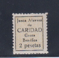 ALAVA.  EDIFIL 10 * JUNTA ALAVESA DE CARIDAD. - Emisiones Nacionalistas