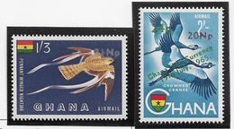 Ghana Poste Aérienne N°13/14 - Oiseaux - Neufs ** Sans Charnière - TB - Ghana (1957-...)
