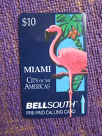 USA-BS-11  Bell South Flamingo #2, Mint - [3] Tarjetas Magnéticas