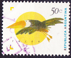 Argentinien - Riesentukan (Ramphastos Toco) (MiNr. 2254 A) 1995 - Gest Used Obl - Used Stamps