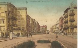 KNOCKE S/MER : Avenue Lippens - RARE COLORISEE - Courrier De 1930 - Knokke