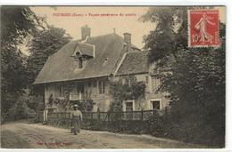 1 Cpa Fourges - Façade Postérieure Du Moulin - Fourges