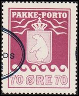 1937. PAKKE PORTO. 70 øre Red Violet. Andreasen & Lachmann Litho. Perf. 11.  (Michel 13) - JF306929 - Pacchi Postali