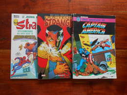 MARVEL Lot 4 Petits Formats Captain America Et Strange - Bücherpakete