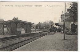 1 Cpa Acquigny - Train En Gare - Acquigny