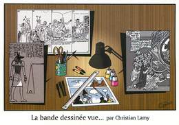 Illustrateurs - Illustrateur Christian Lamy - Enghien Les Bains - La Bande Dessinée - La BD - Autographe - Signature - Autres & Non Classés