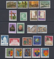 1982 ** Luxemburg (sans Charn., MNH, Postfrish) Complete   Mi 1046/67   Yv 996/17  (22v) - Années Complètes