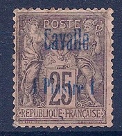 CAVALLE - 6  1P SUR 25C OBL USED COTE 22 EUR - Usados