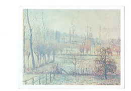 Cpm - 95 - Eragny - Ville De Troyes Cinquantenaire Mort RENOIR  - PISSARO Effet De Neige à ERAGNY - - Eragny