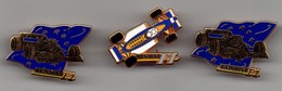 LOT DE 3 PIN'S F1 SIGNES HATHUS BERTRAND - F1