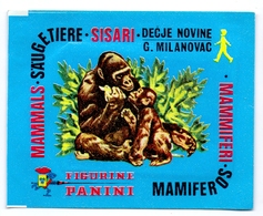 Rare Unopened Packet Bustina Bag MAMMALS Mamiferos  Decje Novine Panini Yugoslavia 1977 - Other & Unclassified